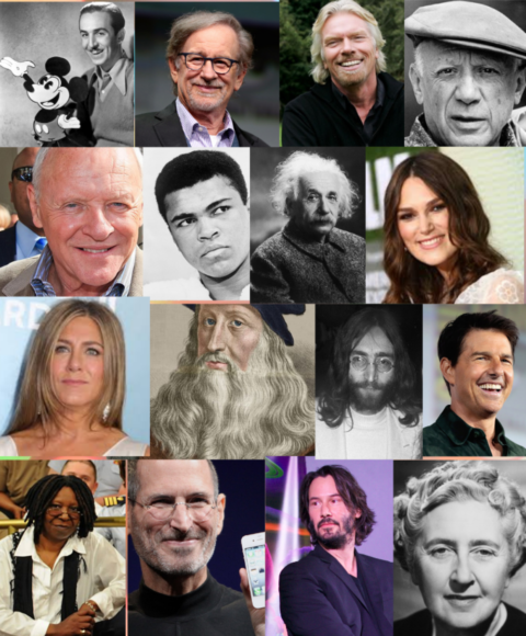 Famous people with dyslexia - don't let dyslexia hold your child back.