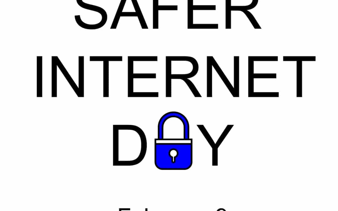 safer internet day 2021 logo with a padlock