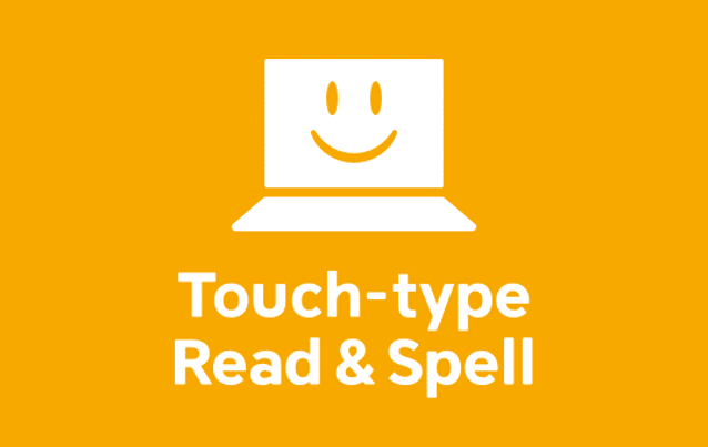 learn to touch type using touch-type, read and spell