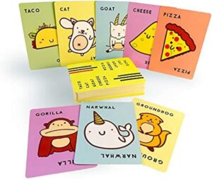 Family board games Taco Cat Goat Cheese Pizza